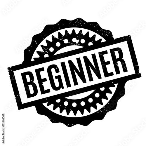 Beginner rubber stamp