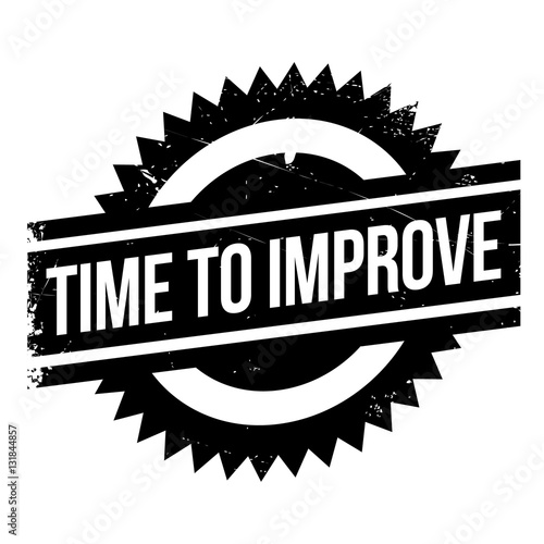 Time to improve stamp. Grunge design with dust scratches. Effects can be easily removed for a clean, crisp look. Color is easily changed.