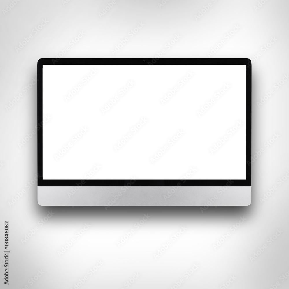 Black LED tv television screen mockup / mock up, blank on black Black LED tv television screen mockup / mock up, blank on black