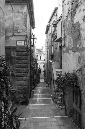 Pitigliano  Italy  - The gorgeous medieval town in Tuscany region  known as  The Little Jerusalem 