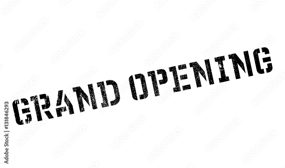 Grand opening stamp. Grunge design with dust scratches. Effects can be easily removed for a clean, crisp look. Color is easily changed. Grand opening stamp. Grunge design with dust scratches. Effects can be easily removed for a clean, crisp look. Color is easily changed.