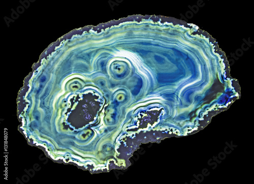 Close up of agate slice