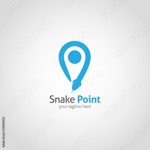 Free Download Snake logo design template. Vector illustration. - GFXLoad