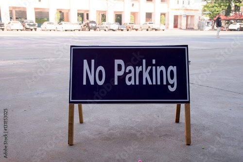 no parking sign