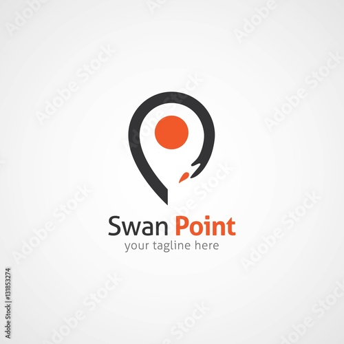 Free Download Swan Logo Design Template. Vector Illustration - GFXLoad