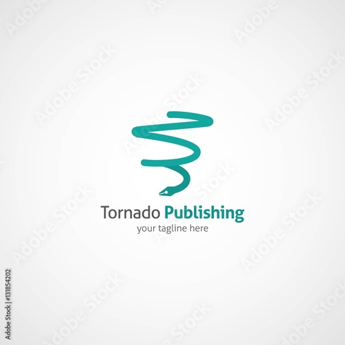 Tornado Logo Design Template.