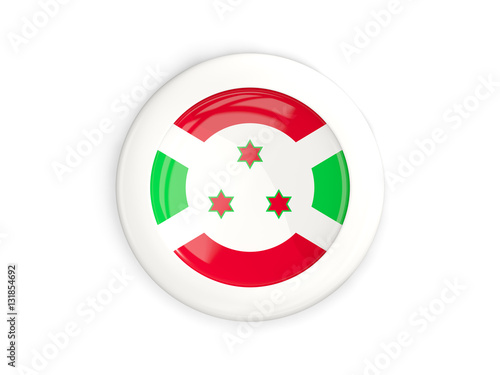 Free Download Flag of burundi, glossy round button - GFXLoad