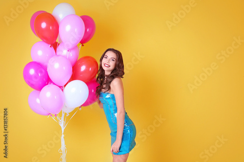 Beautiful young woman with ...