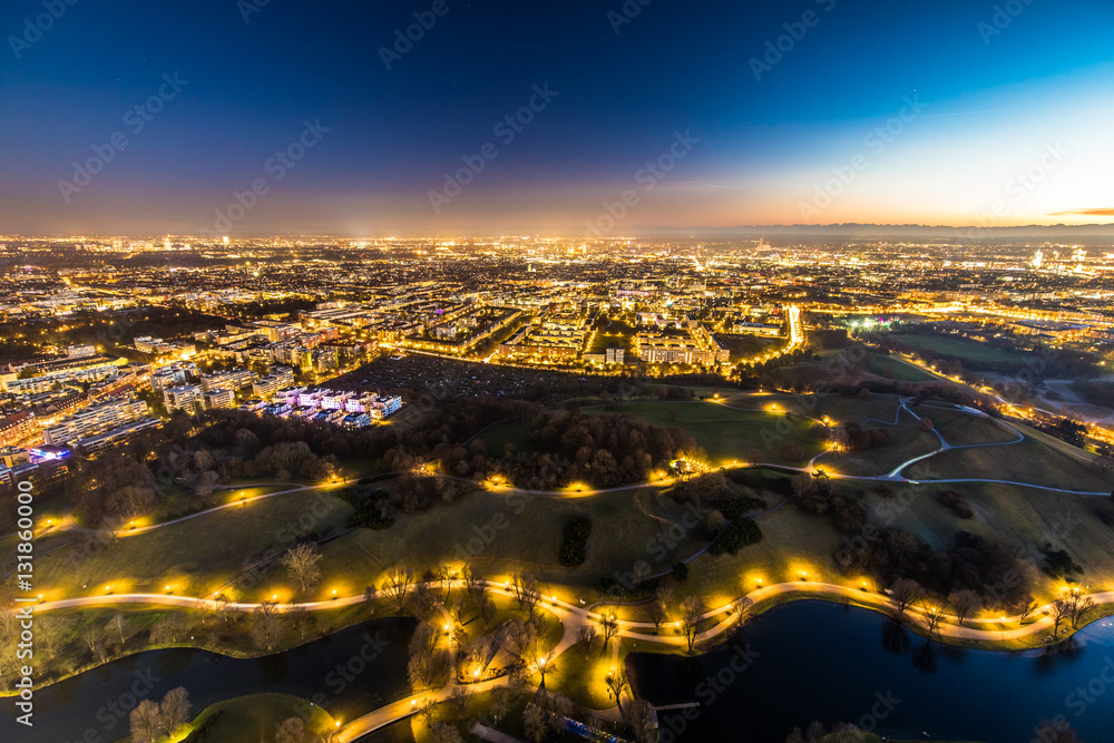 Fototapeta premium München von Oben