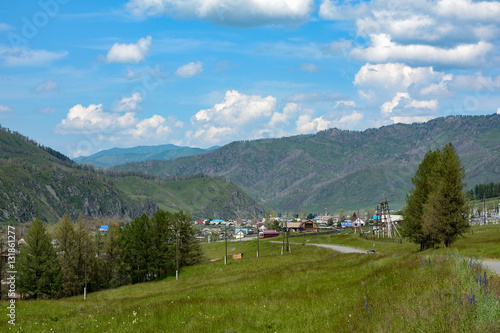 A village Shebalino of the Altai Republic