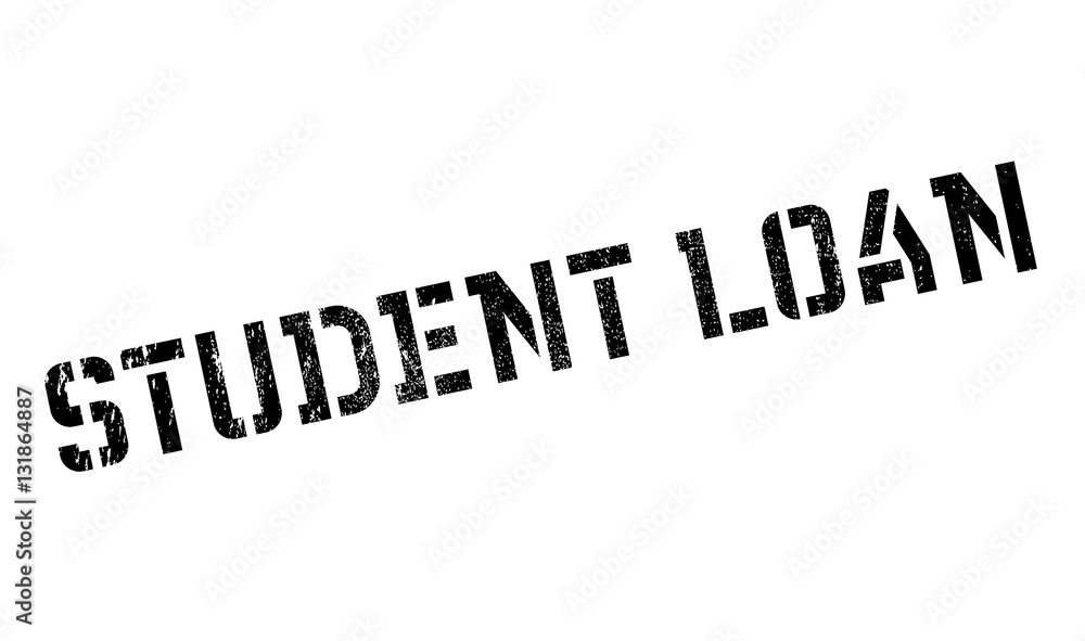 Student loan stamp. Grunge design with dust scratches. Effects can be easily removed for a clean, crisp look. Color is easily changed. Student loan stamp. Grunge design with dust scratches. Effects can be easily removed for a clean, crisp look. Color is easily changed.