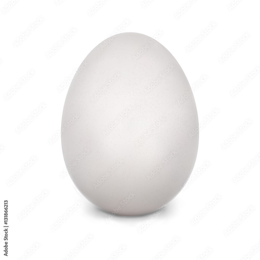 Chicken Egg. Isolated On White Background. Realistic Blank Of Natural Ecological Product. Healthy Food. Dietary . Easter Symbol. Template For Your Design. Vector Illustration Chicken Egg. Isolated On White Background. Realistic Blank Of Natural Ecological Product. Healthy Food. Dietary . Easter Symbol. Template For Your Design. Vector Illustration