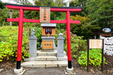 KAWAGUCHIKO, JAPAN - OCTOBER 09 : Usagi Shrine at kachi kachi ro