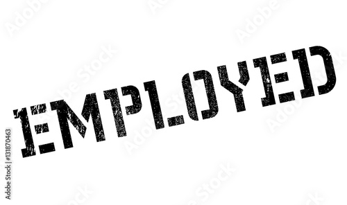 Employed rubber stamp