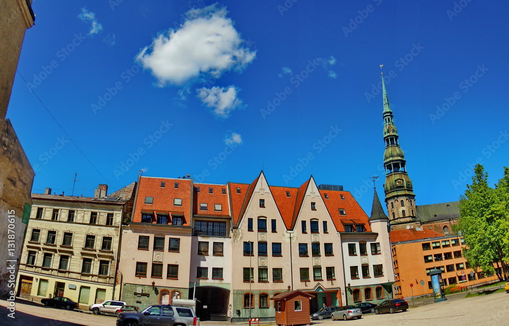 Old part of Riga, Latvia 