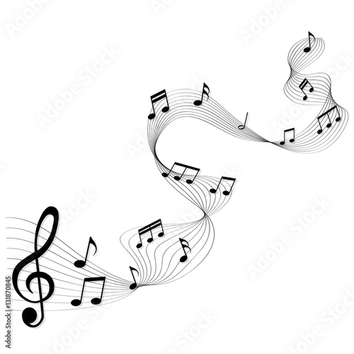 Musik, Melodie, Musiknoten