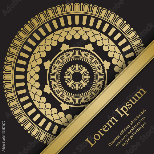 Background with mandala