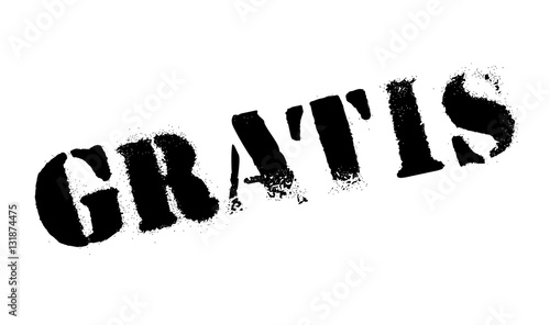 Gratis rubber stamp