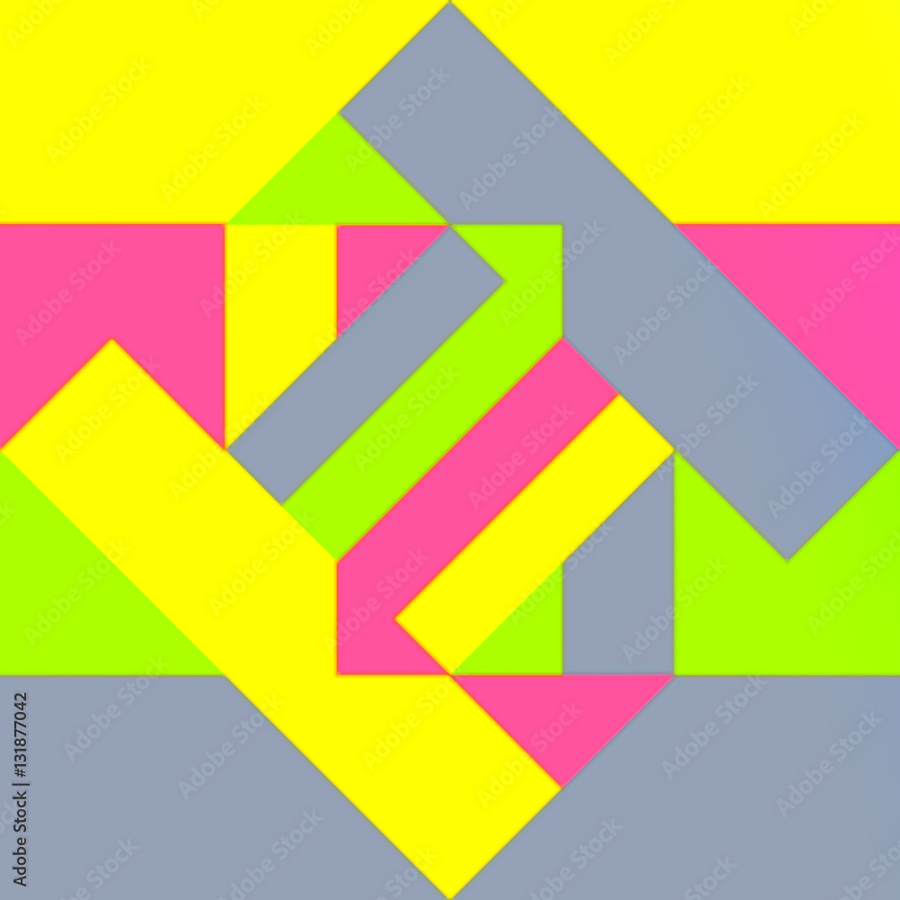 A square background with a chaotic pattern and intersecting lines A square background with a chaotic pattern and intersecting lines