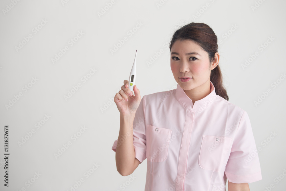 看護師・白バック 看護師・白バック