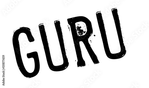 Guru rubber stamp