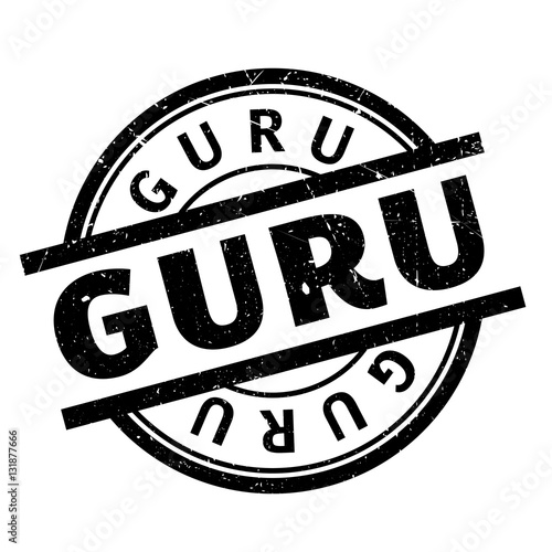 Guru rubber stamp