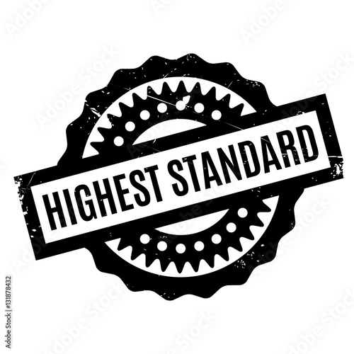 Highest Standard rubber stamp