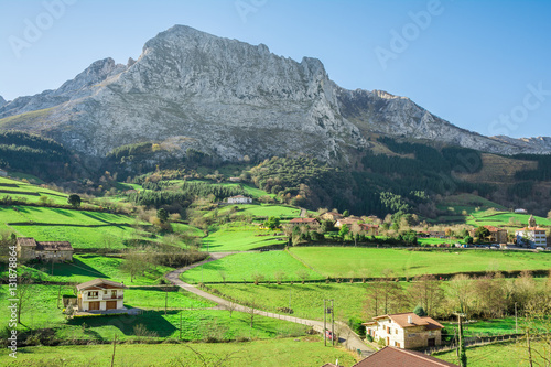Wallpaper Mural cityscape at biscay countryside, spain Torontodigital.ca