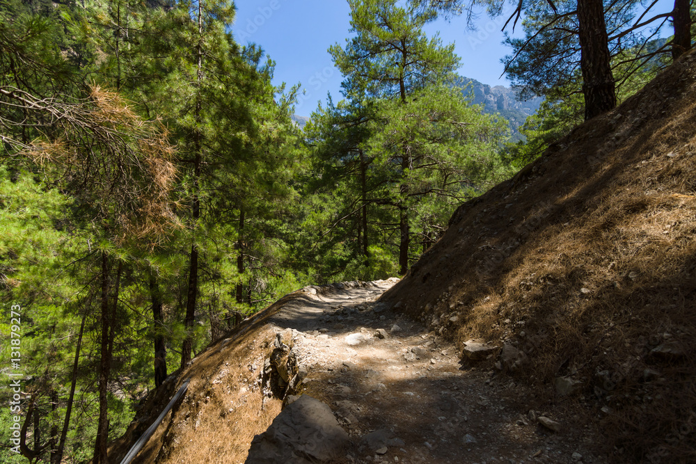 Samaria Gorge. Crete. Greece.