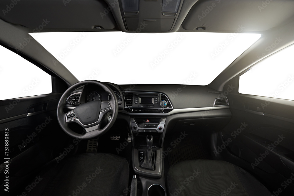interior of car dashboard