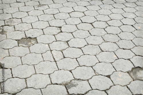 Concrete and stone floor texture