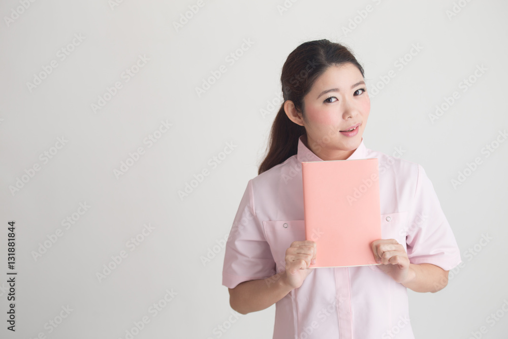 看護師・白バック 看護師・白バック