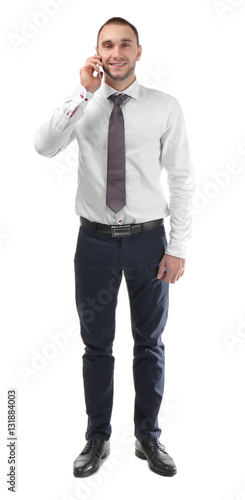 Young business coach speaki...