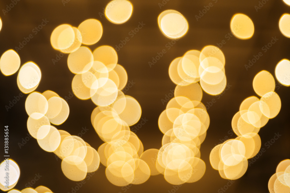 Bokeh christmas light background yellow Bokeh christmas light background yellow