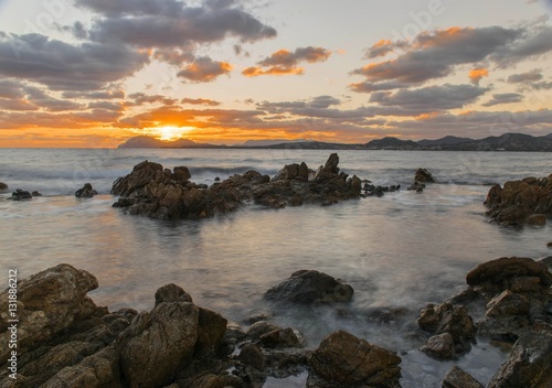 Sunrise with clouds in Costa Smeralda © Salvatore