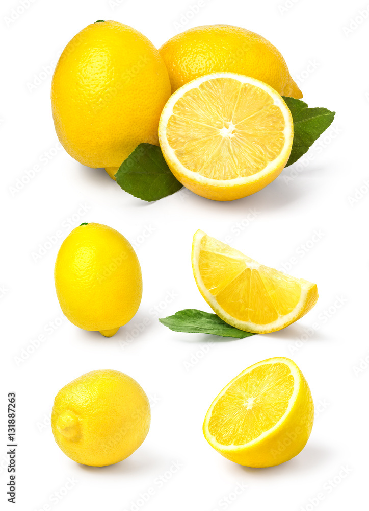 Lemon isolated on white Lemon isolated on white