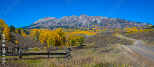 Anthracite Range from Ohio Pass Road  photo