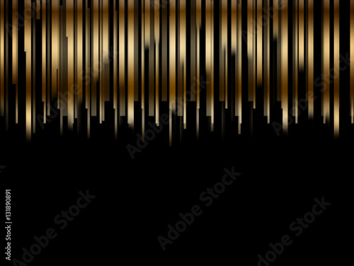 Golden abstract stripe background