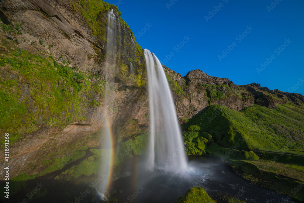Obraz premium Seljalandsfoss Waterfall in Iceland 