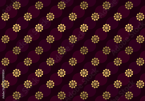 Flowery patterned background