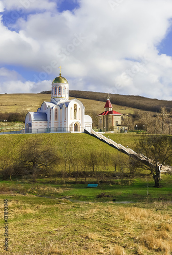 Orthodox Church of St. great Martyr Varvara, the village of Varvarovka, Anapa, Russia photo