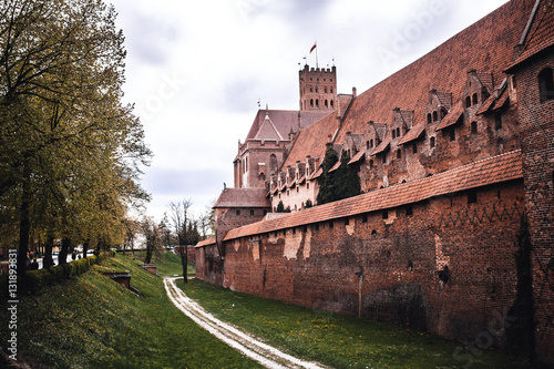 Obraz na płótnie Malbork Castle w salonie
