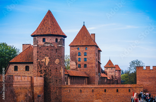 Obraz na płótnie Malbork Castle w salonie