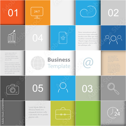 Vector background with squares.Business template infographics.