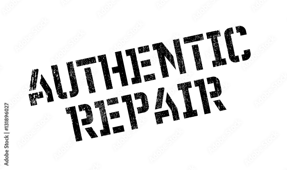Authentic Repair rubber stamp Authentic Repair rubber stamp