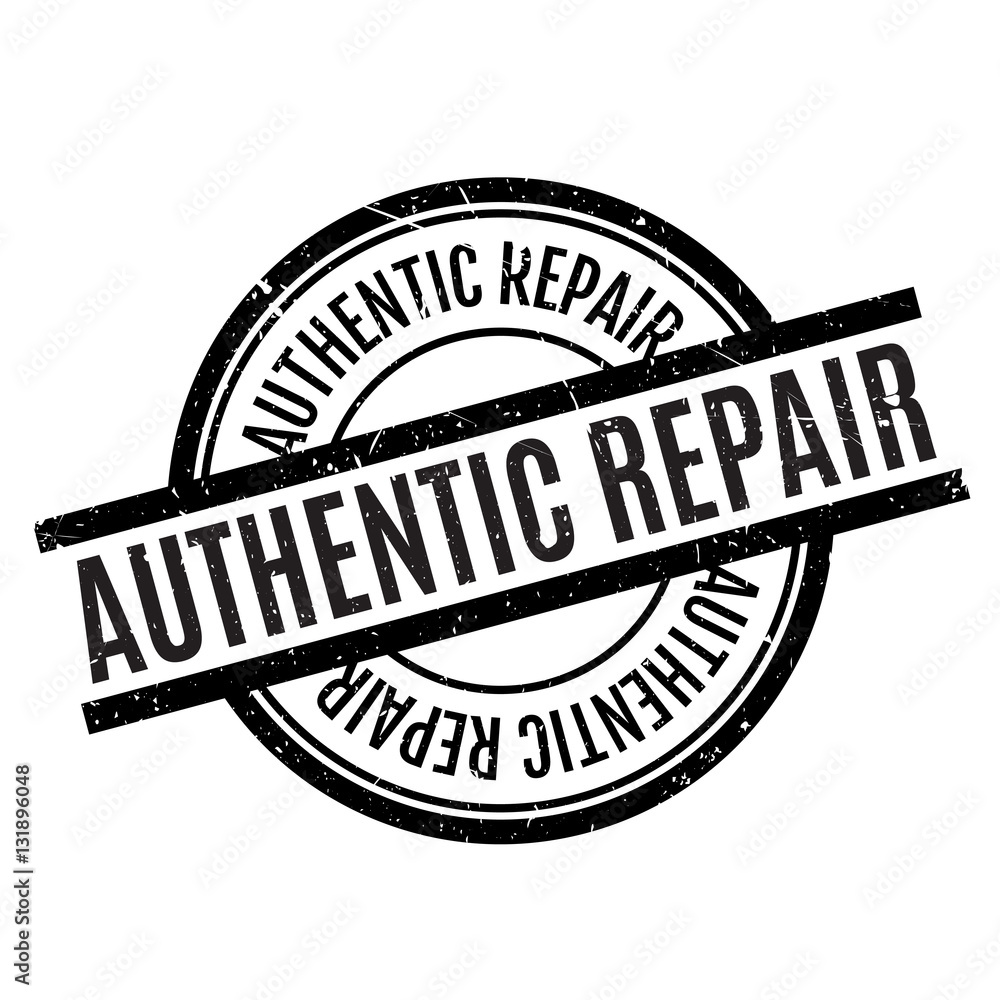 Authentic Repair rubber stamp Authentic Repair rubber stamp