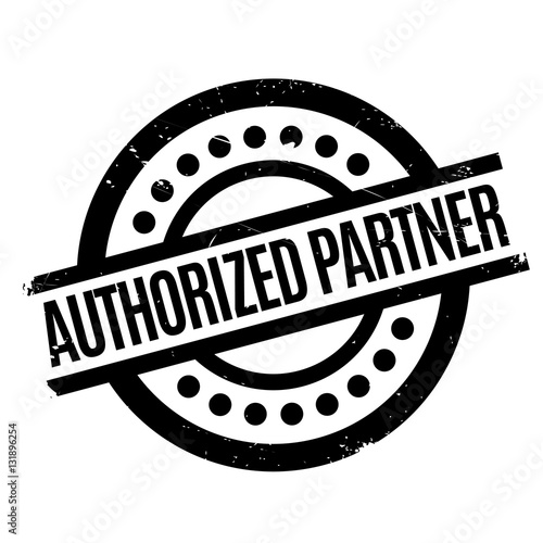 Authorized Partner rubber stamp