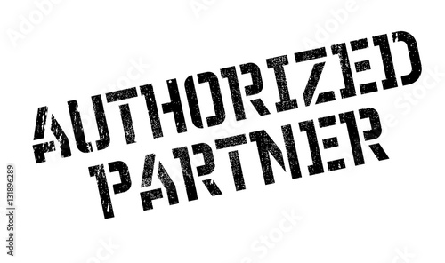 Authorized Partner rubber stamp