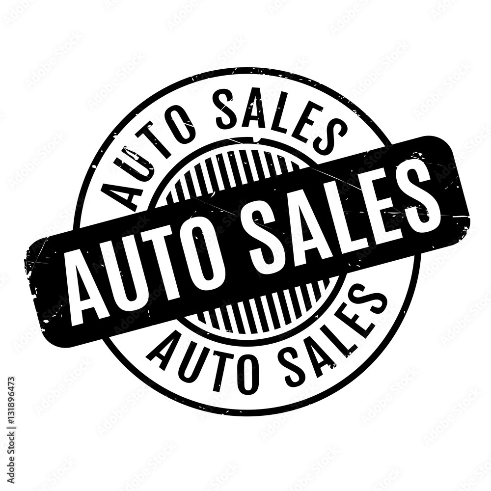 Auto Sales rubber stamp Auto Sales rubber stamp