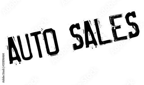 Auto Sales rubber stamp